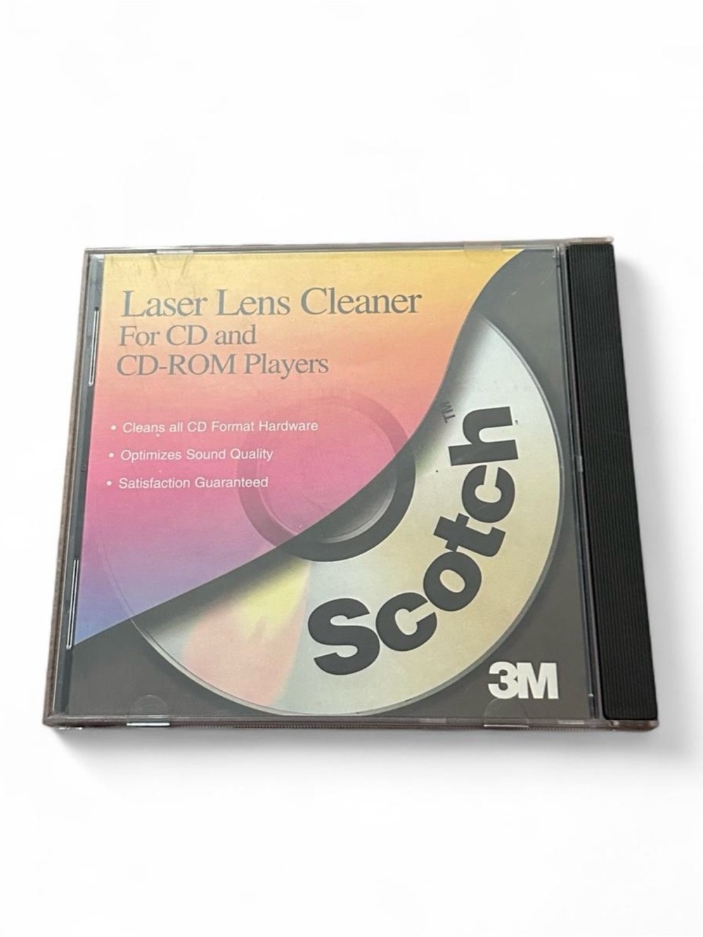 Vintage Laser Lens Cleaner for CD & CD Rom Players Scotch 3M